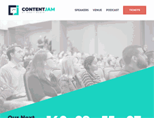 Tablet Screenshot of contentjam.com